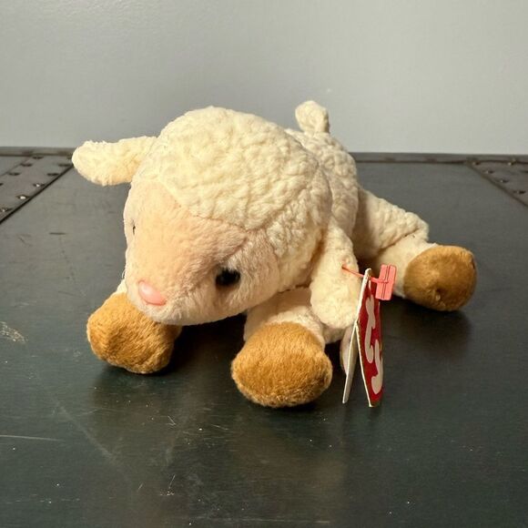 TY Beanie Baby 1999 Ewey the Lamb - Picture 1 of 6
